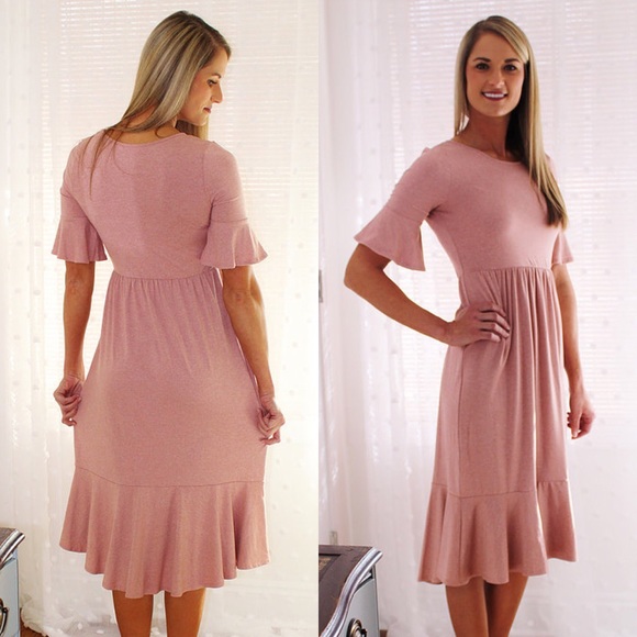 Bell Sleeve Dress - Picture 2 of 2